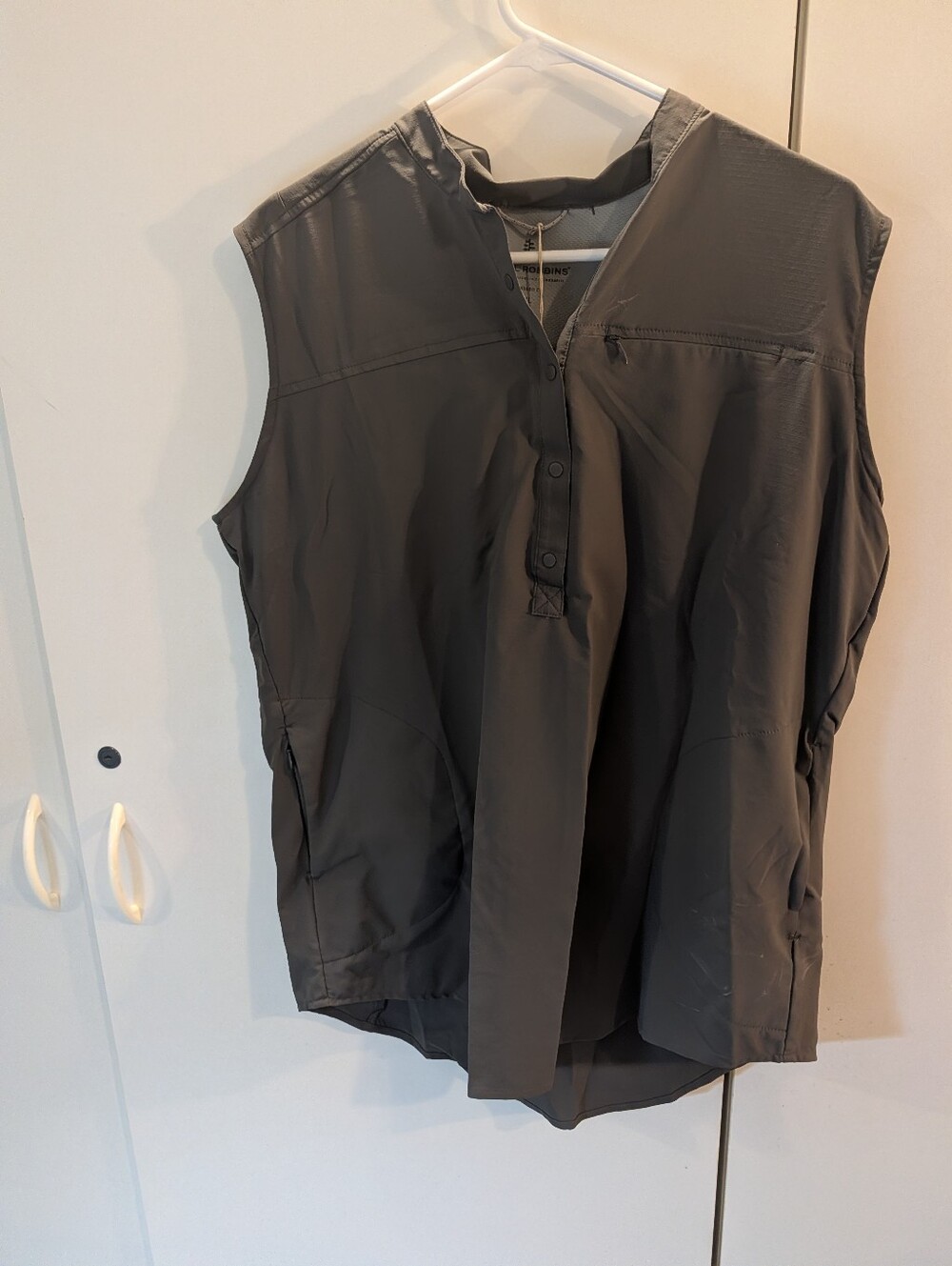 Royal Robbins Woman's XL Sleeveless Asphalt Expedition Pro Tunic NWT
